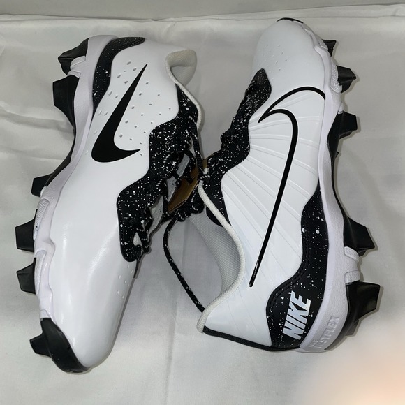 Nike Alpha Huarache 4 Keystone DJ6524-106 Black White Cleats Mens Size 10 main image 7